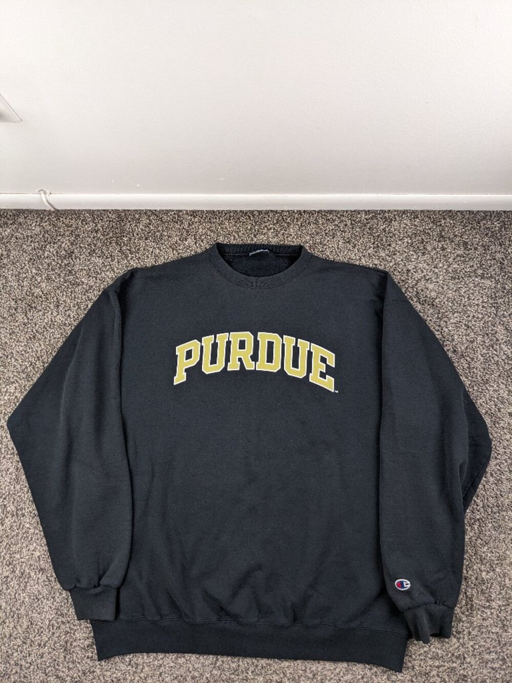 Vintage Purdue Boilermakers Sweatshirt Champion Crewneck Mens XL
